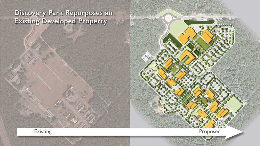 illustration of proposed land use